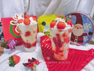健康甜蜜烘焙料理 草莓雪山鮮牛乳