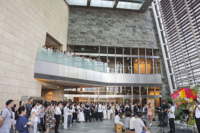 夏日音樂沙龍搬進寫字樓，打造陸家嘴白領午休新模式_文化_樓宇_花藝
