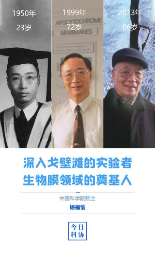 圖說科學家故事丨楊福愉：深入戈壁灘的實驗者生物膜領域的奠基人