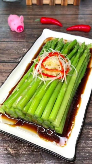 處暑前後，八道精致菜可以多吃，精致美味助消化，營養滋補過秋天_蘆筍_食材_做法