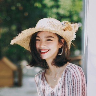 夏季草帽的3種搭配，第二種好看又氣質