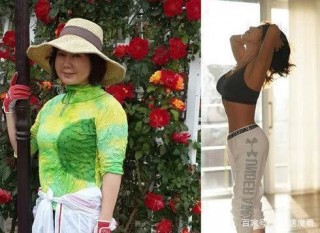 64歲奶奶堅持健身，曲線身材優雅大氣，與兒子同框被誤認為情侶