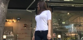韓國姑娘堅持健身，身材凹凸有致，喜歡吃高熱量的食物