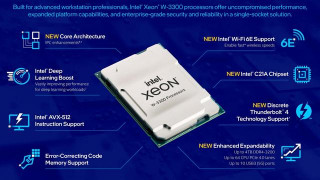 英特爾發布至強 Xeon W-3300 系列服務器處理器：最高 38 核