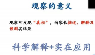 幼兒觀察與解讀——如何在學習生活中發現兒童