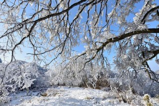 「創建天府旅遊名縣」看過了曾家山的雪？來看看水磨溝的冰雪世界