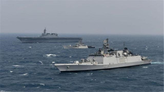 雙面出擊俄羅斯？日本出動航母和宙斯盾艦隊支持美軍演，規模空前