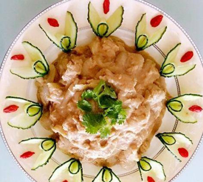 美食涼菜分享：涼拌蒸茄子、涼拌三河豆腐絲、涼拌千張的簡單做法