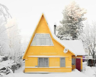 俄羅斯、冰島、日本，27張大雪中的小屋