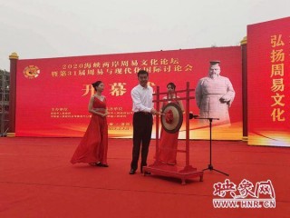2020海峽兩岸周易文化論壇在安陽開幕 首次采用網絡視頻形式舉辦