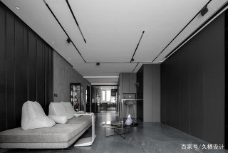 160㎡抽色極簡風，航天幻想與家居共存