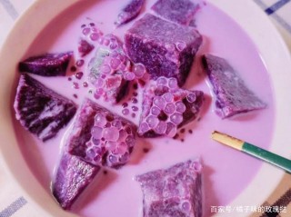 美食小甜品系列推薦：紫薯西米露，芋泥啵啵，紫薯凍撞珍珠奶茶