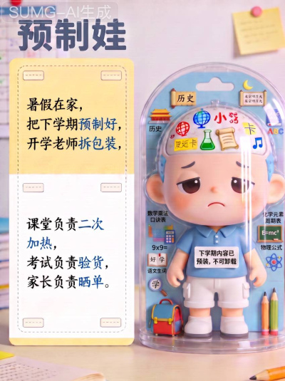 快開學了，你家孩子“預制”好了嗎？批量“預制娃”正面臨大腦失活風險_家長_葉莉莉_知識