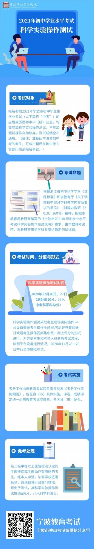 2021年寧波中考將增加科學實驗操作測試 滿分10分，杭州的中考又會怎麼變？