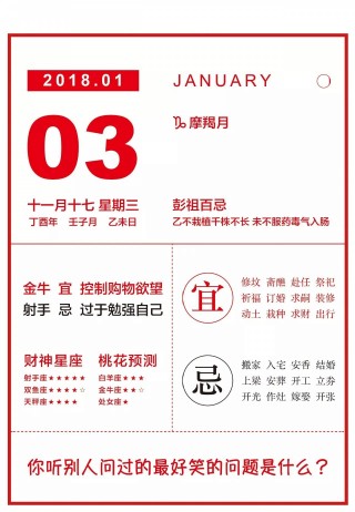 星曆0103：宜寫下你聽別人問過的最好笑的問題 射手協調關係