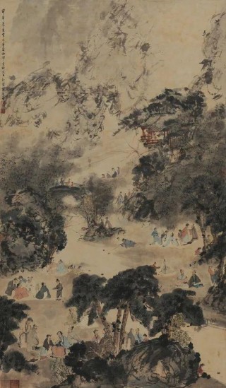 從傅抱石人物畫歷史故實題材 看其創作靈感與創新