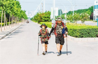 父子倆從西安“走”到北京：行程1200公里其中徒步近400公里