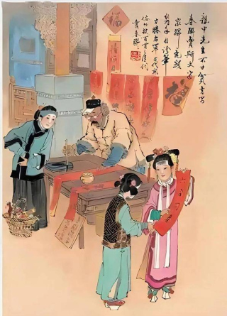 女子出上聯：荒草叢中見山泉，泉水甘甜！光棍巧對下聯，當即成親