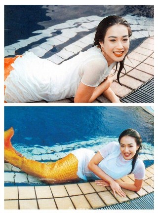 鍾麗緹雙丸子頭好少女，美人魚造型太驚艷，婆婆終於不嫌她年紀大