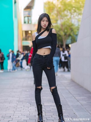 小姐姐的另類穿搭！炫酷時尚，身材好的女生原來還可以這麼穿