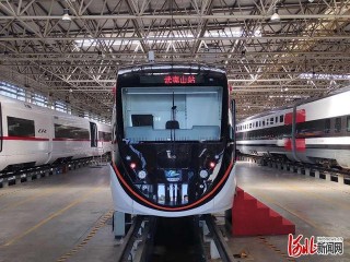 服務武夷新區旅遊觀光 福建首列有軌電車在中車唐山公司下線