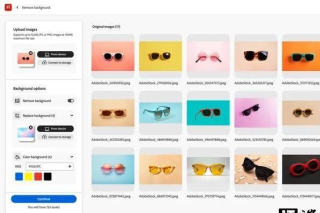 Adobe 推出新款生成式 AI 工具，可一鍵批量編輯 1 萬張圖像_Firefly_背景_Bulk