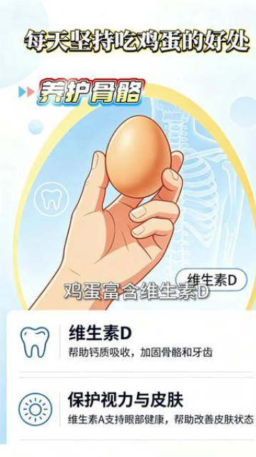 看完下頓加個蛋！每天堅持吃雞蛋和不吃雞蛋的區別_蛋白_身體_骨骼