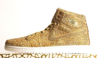 15000顆水晶加土豪金！Air Jordan 1 「Golds」已不能用奢華來形容了！
