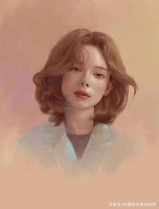 人像插畫~潮流時尚大片中的短發女郎