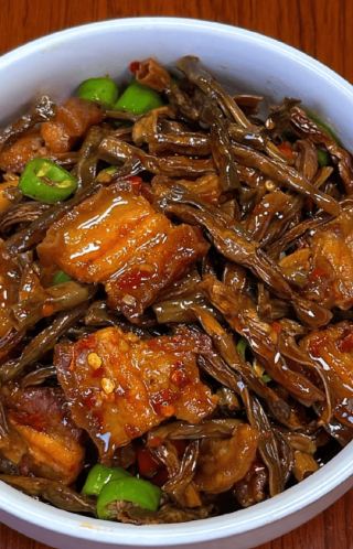 吃不膩的特色家鄉菜乾豆角蒸五花肉，乾豆角比肉還要好吃，好恰又下飯！_菜肴_口感_影響