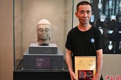 “山西村民挖出1400年前佛首”：已身首合璧，村民獲獎10000元_汾陽_東趙村_造像