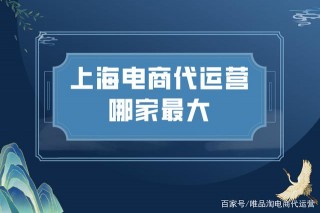 上海電商代運營哪家最大