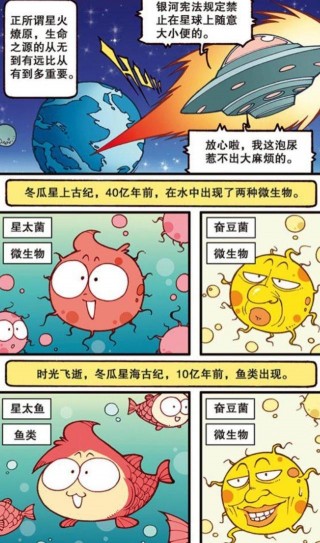冬瓜星生命的起源，奮鬥和星太奇的進化史，後者變化有點大