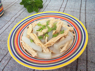 家常炒燜子：味道鮮香，口感勁道有嚼勁