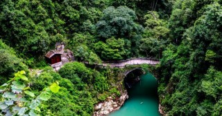 湖北省的一處秘境：擁有百年古橋風景很美，且有5千年的巴鹽古道