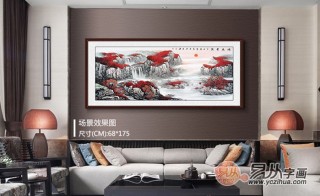 新房適合掛什麼畫？國畫山水畫裝飾美觀更舒適！