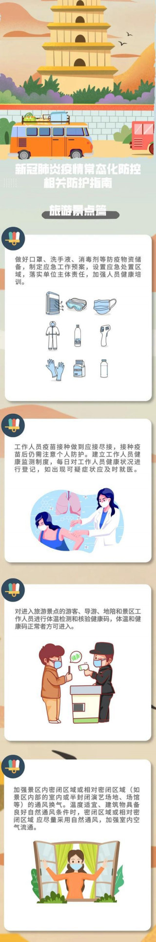 健康科普｜新冠肺炎疫情常態化防控防護指南之旅遊景點篇