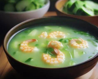 夏天的4菜1湯，成本不到40塊錢，孩子說，比大餐還好吃