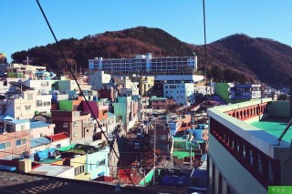 韓國甘川文化村  彩色房子