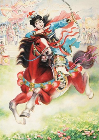 古典題材年畫，年畫裏的英雄美女，每一張都是滿滿的回憶