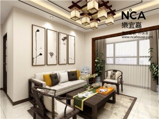 樂宜嘉設計案例丨2018元旦最新中式客廳裝修效果圖！