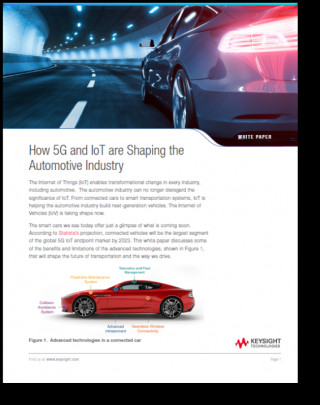 下載白皮書《5G 將對自動駕駛汽車產生何種影響》深入掌握車載以太網、C-V2X標准和mmWave車載雷達等