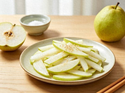 生吃解毒，熟吃潤肺！大量上市，10元5斤，每天吃一點，作用真大_脆梨_養生_乾銀耳