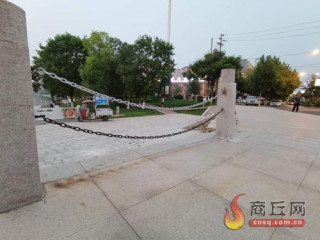 文化路包河橋東北角的護欄 受損部分已修複 安全隱患消除了